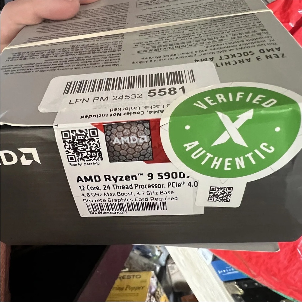 AMD - Ryzen 9 5900X 4th Gen 12-core, 24-threads Unlocked Desktop Processor Wi...